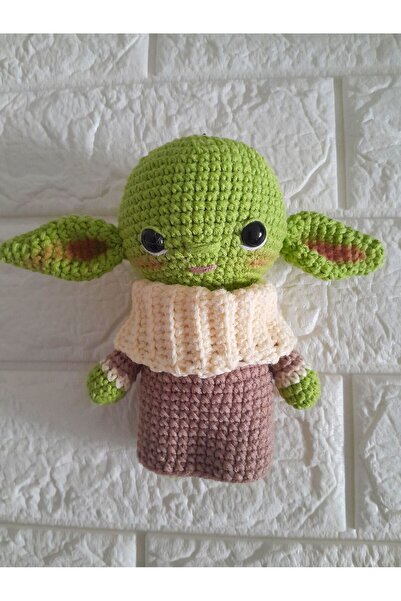 YUSUF TOKTAS TOYS CITY Toyscity Yoda Anahtarlık Amigurumi Örgü Oyuncak