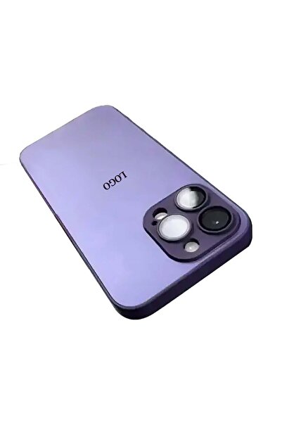 MEKs Apple iPhone 15 Pro Uyumlu Ag Glass Buzlu Lens Korumalı Cep Telefonu Kılıfı Yeni