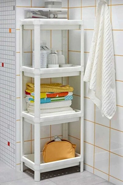 Bayev Σετ 2 - Vesken με 3 θήκες, ράφι 2 επιπέδων Venice, ράφι μπάνιου και θήκη για πετσέτες για σαμπουάν