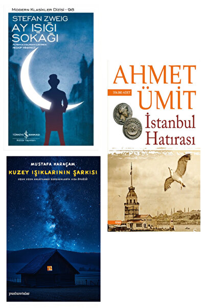 TÜRKİYE İŞ BANKASI KÜLTÜR YAYINLARI Ay Işığı Sokağı + Kuzey Işıklarının Şarkı...