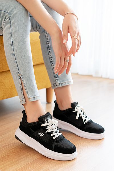 Freemax Ανατομικό Γυναικείο Sneaker - Εγγυημένα ελαφριά και ευέλικτα, άνετα αθλητικά παπούτσια ασπρόμαυρα