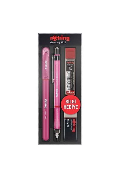 Rotring 0.7 Mm Pink Visuclick Gel School Set - Ro-vkj07-p