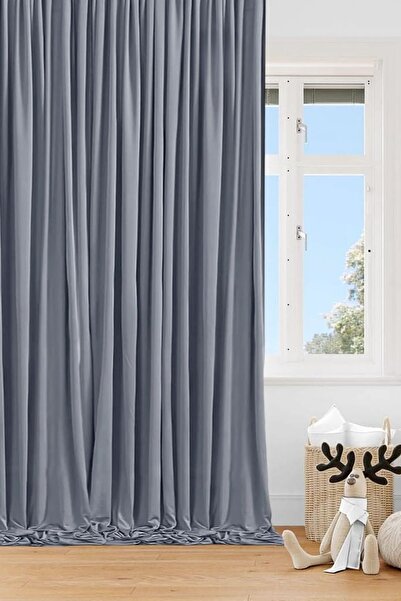 Madame Dower 4 Katmanlı Gri Güneşlik Perde - Toz Önleyici, Ses Yalıtımı, Sıcak ve Soğuk Yalıtımı