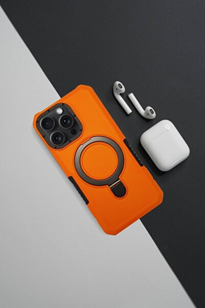 İphone 15 Pro Max Yüksek Koruma Ve Stand Özellikli Tank Kılıf