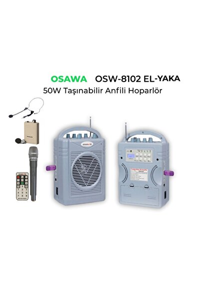 MENFA ELEKTRONİK MENFA OSAWA OSW-8102 1 EL+1 YAKA PORTATİF ANFİ MEVLÜT ANFİSİ