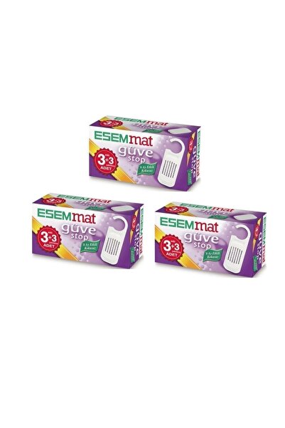 Esemmat Güve Stop - Kokusuz, 6 Ay Boyunca Etkili X3 Adet