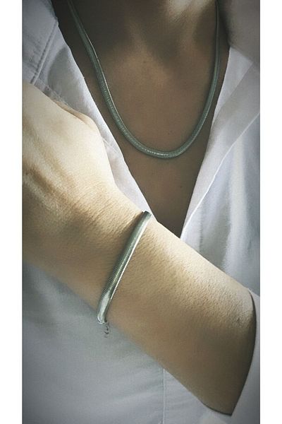 by özllem Imported Chain Italian Necklace-bracelet Set