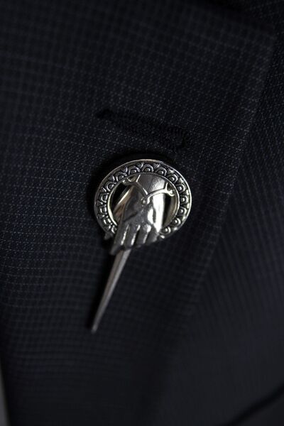 Le Voux Gümüş Renk Hand Of The King Game Of Thrones Yaka Iğnesi Rozet