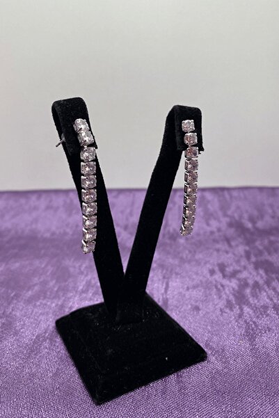 Ressia Gümüş Kaplama Su Yolu Sallantılı Küpe