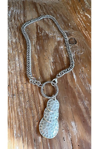 by özllem Chain Design Glitter Necklace