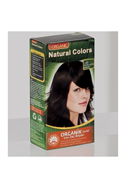 Organic Natural Colors Natural Colors 4d Koyu Altın Kahve Organik Saç Boyası