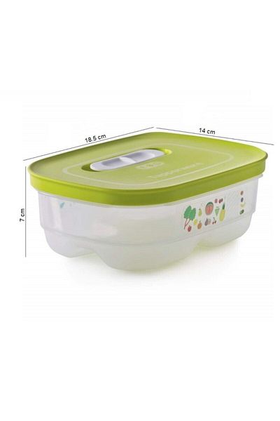 Tupperware Greenhouse 800 ml Vegetable Fruit Storage Container Hsgl Green