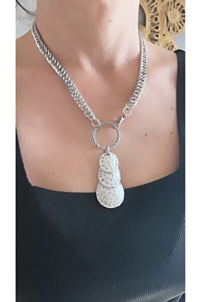 by özllem Chain Design Glitter Necklace
