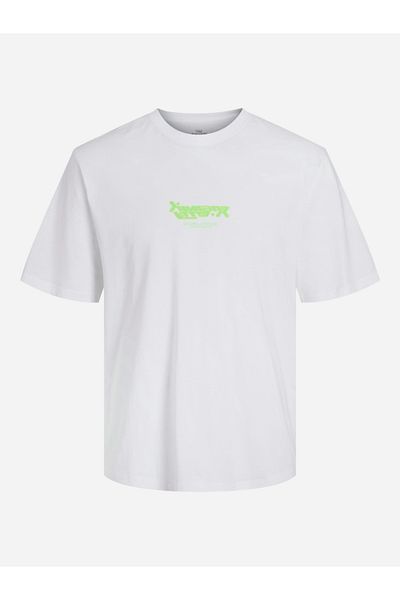 Jack & Jones Floral Print Crew Neck T-Shirt