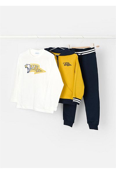 MAYORAL Yellow 3-piece Tracksuit Set for Boys - 4878