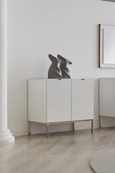 Enza Home Legato 2 Kapaklı Konsol Modül - Beyaz