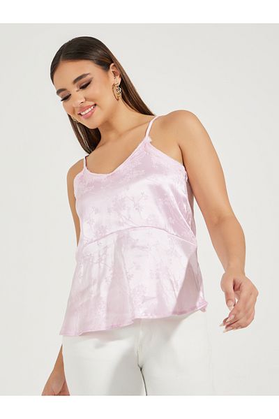 Styli Jacquard Lace Insert Cami