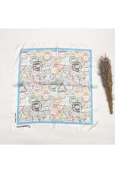 Fular Marketi 1 Piece Shelf Silk Bandana - Buy 5 Pay 4 Patterned