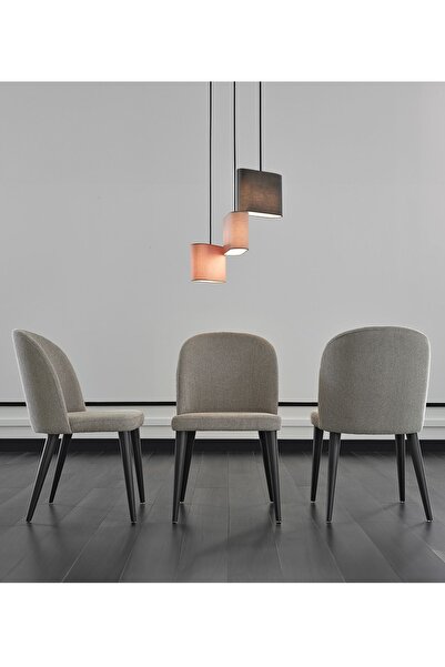 Enza Home Berta Yemek Odası Sandalyesi - Bej