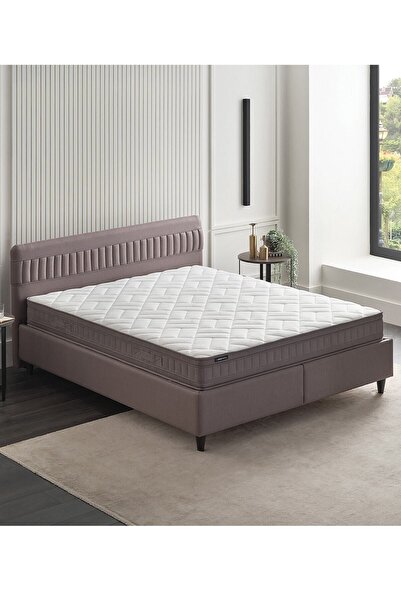 Yataş Sleep Balance Pro Yatak, Somni Baza, Nano Başlık 3'lü Set - Kahverengi