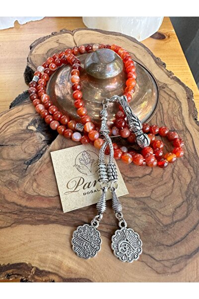 parze doğaltaş مسبحة صلاة من الحجر الطبيعي العقيق 99