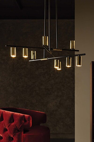 Enza Home Electra Modern Tasarım Dokuzlu Avize