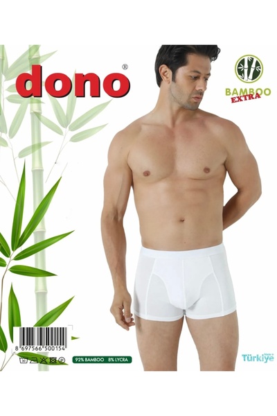 Dono 2 li Paket Erkek 1.Kalite EKSTRA BAMBU Kumaş Erkek Boxer