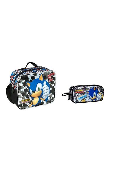 Sonic Lunch Box - Pencil Case and Food Container