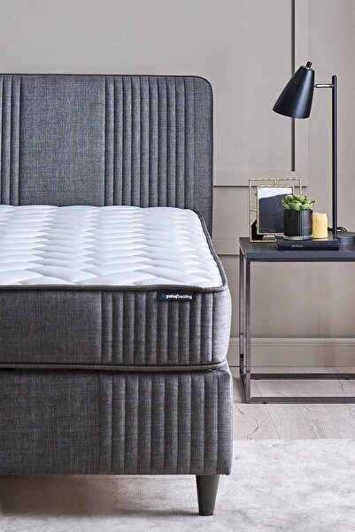 Yataş Wool Sense Yatak Baza Başlık 3'lü Set - Koyu Gri