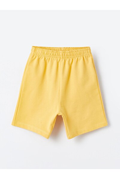 LC Waikiki Crew Neck Printed T-Shirt and Shorts for Baby Boy - Set of 2