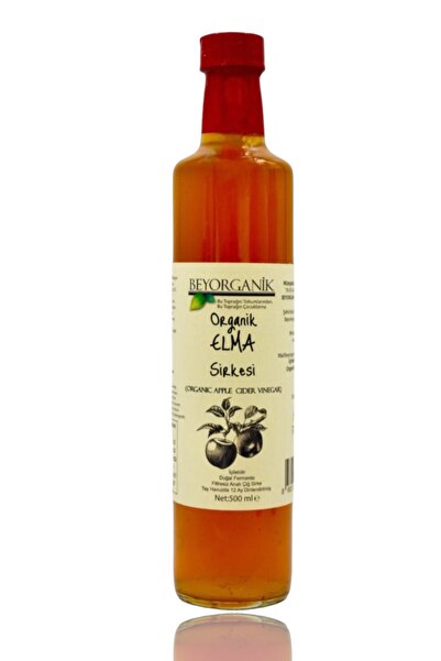 BEYORGANİK Organik Elma Sirkesi 5'li 500ml (PESTİSİT ANALİZLİ)