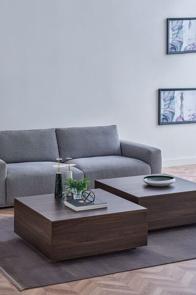 Enza Home Tosca Orta Sehpa - Kahverengi