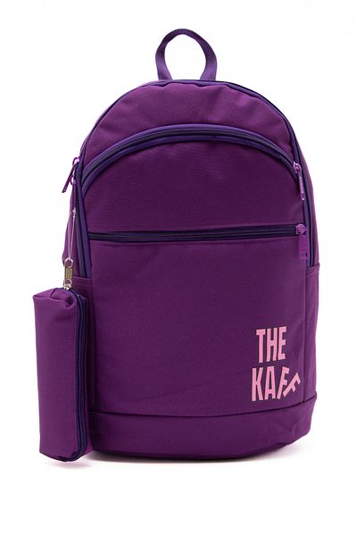 KAFF 00511-Μωβ 4 θέσεων Laptop Sports Travel Λειτουργικό σχολικό σακίδιο με θήκη για στυλό
