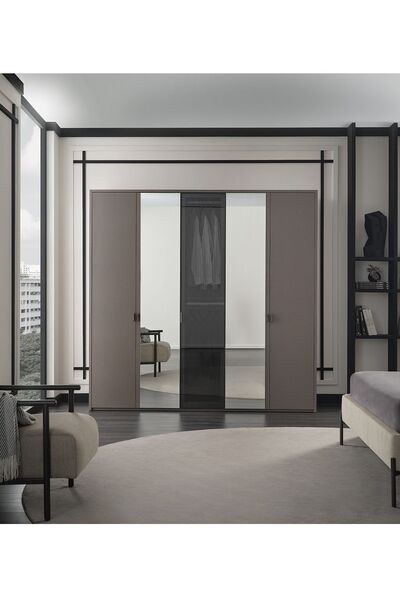 Enza Home Berta 5 Kapaklı Gardırop