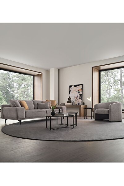 Enza Home Viera 3'lü Koltuk + Berjer