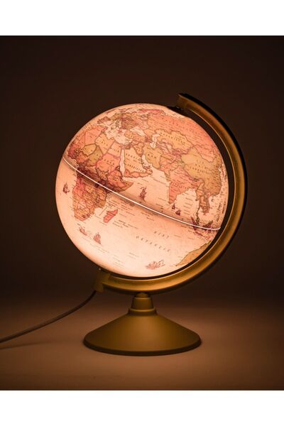 Gürbüz Yayınları Işıklı Klasik Antik Dünya Küresi 26cm