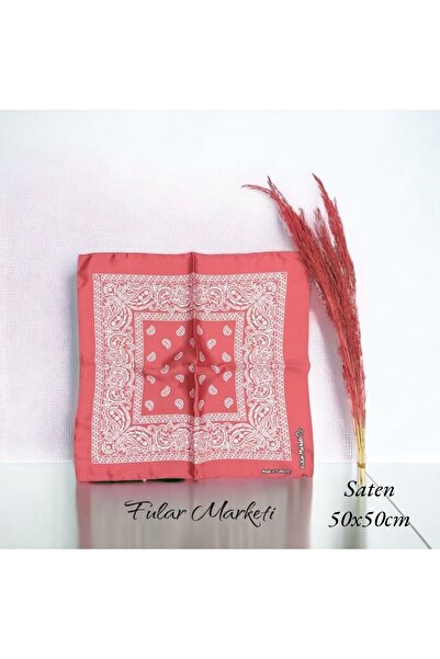 Fular Marketi Ethnic Patterned Section Silk Bandana - Buy 5 Pay 4, Price Is for 1 Piece