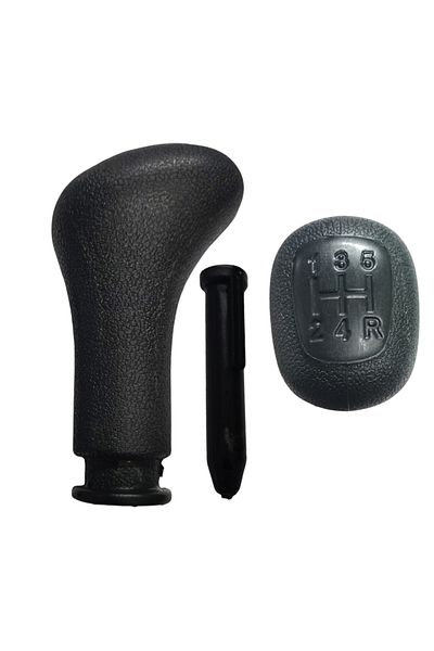 Depar Universal Gear Shift Knob 5 Forward Whole - Compatible with Plastic for Vehicles Internal