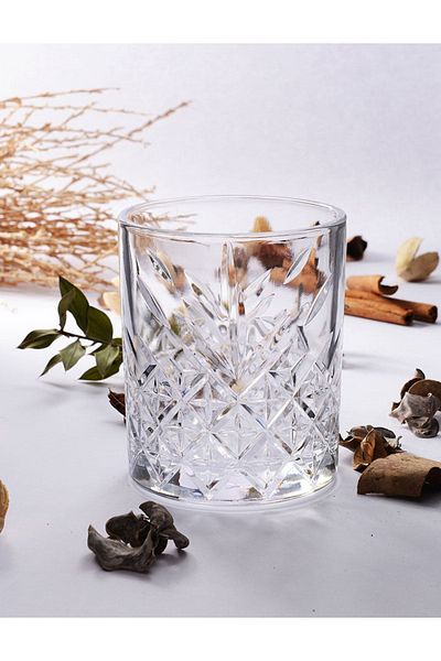 Paşabahçe 520414 Timeless Whiskey Glass 420 Cc 4 Pcs