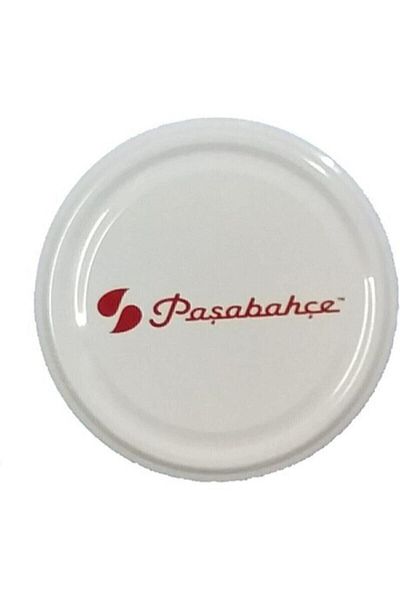 Paşabahçe Canning Jar Lid 700 Pieces Metal White Silicone Lid