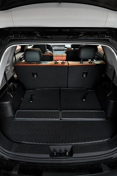 TORPEDO Chery Tiggo 8 Pro Excellent ve Luxury Uyumlu Hücreli Eva Oto Bagaj Havuzu ve Koltuk Arkalığı - Siyah