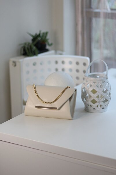 Moom Bag Γυναικεία Κρεμ τσάντα ώμου