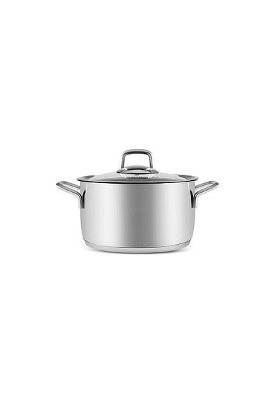 Karaca Beijing Powersteel 316+ 8 Piece Induction Base Steel Pot Set