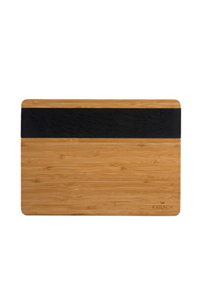 Karaca لوح تقطيع خشبي أسود - L