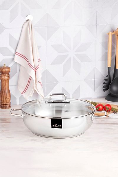 Karaca Galaxy Steel Pot 30 Cm 6.0 Lt