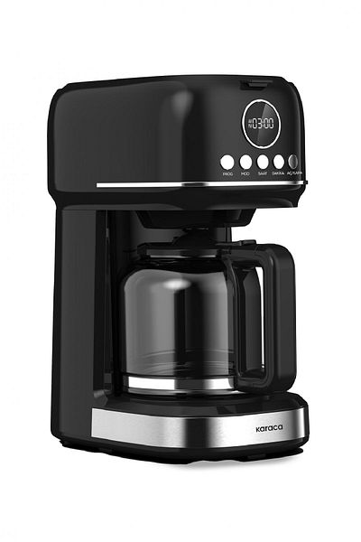Karaca Multibrew Black Retro Filter Coffee Machine