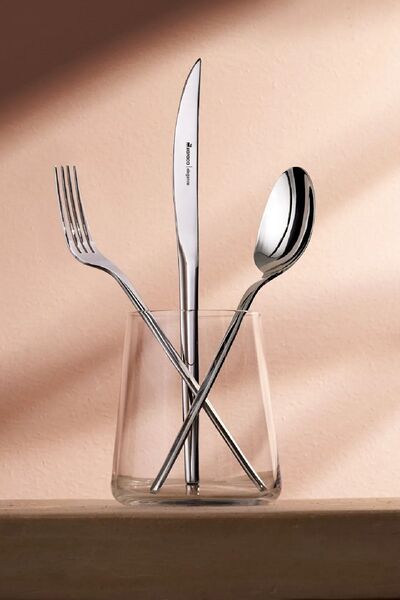 Karaca Gaia Elegance 84 Parça 12 Kişilik Çatal Kaşık Bıçak Takımı Kutulu