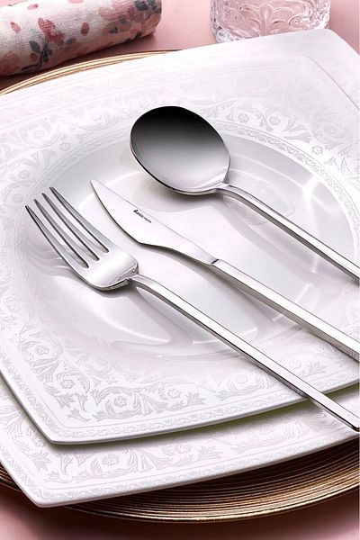 Karaca Fortuna 84 Pieces 12 Person Fork Spoon Knife Set