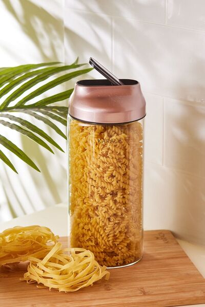 Karaca Dimple Rosegold Kavanoz Saklama Kabı - L