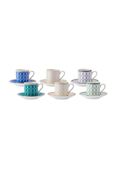 Karaca Irem 6-Person Coffee Cup Set 80 Ml